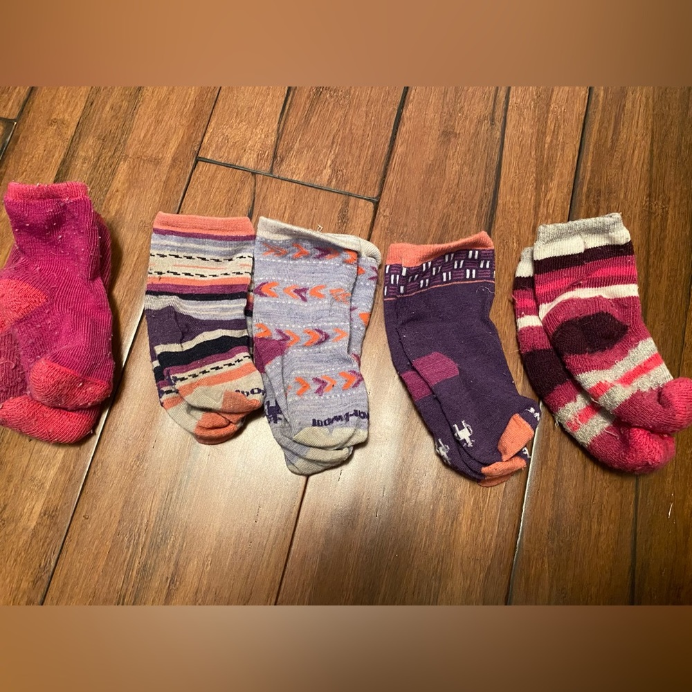 Toddler Girls Smartwool Sock Lot